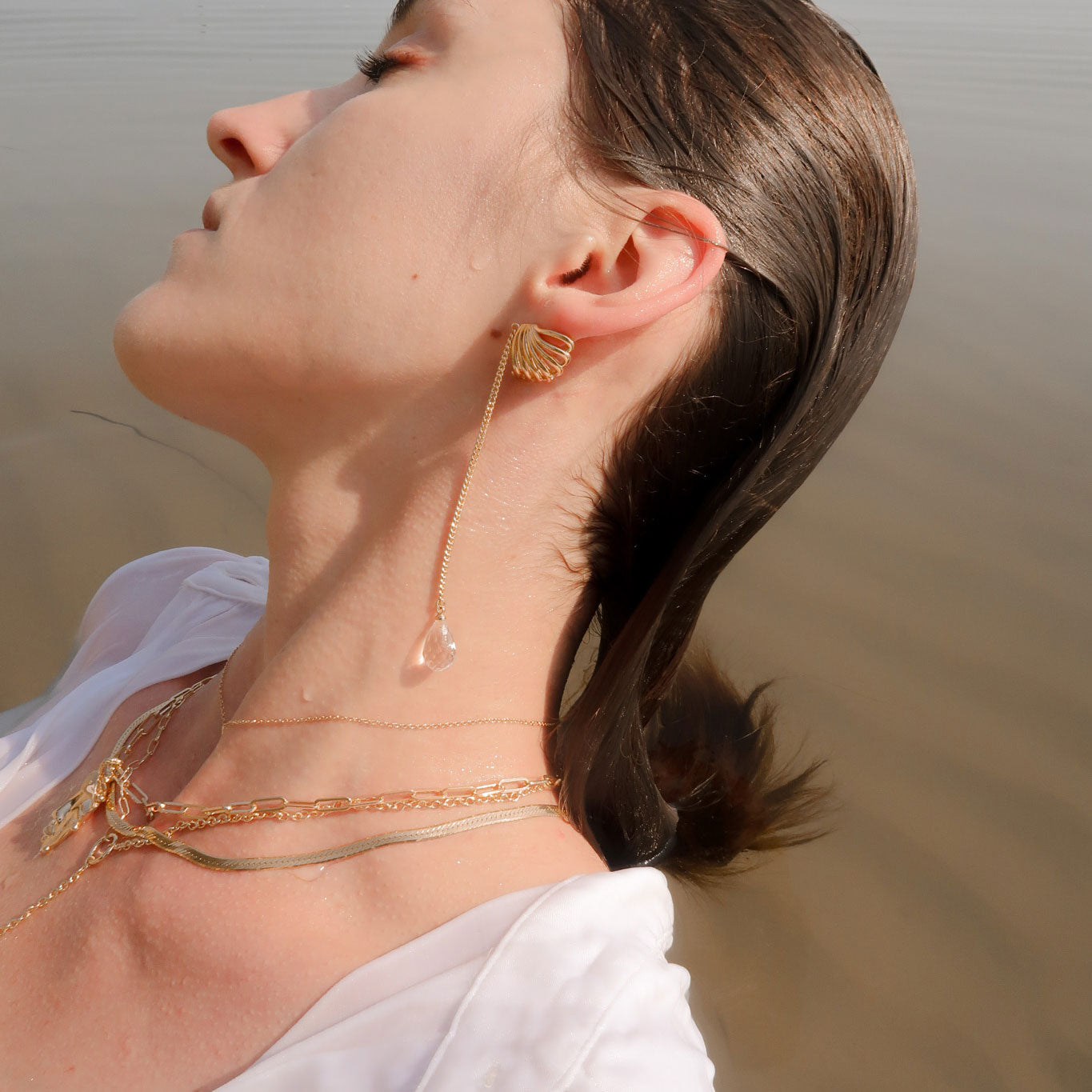 POTOSKA x YOJ Tavro Drop Earrings